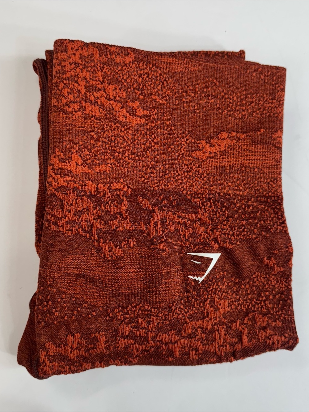 Gymshark Marled Burnt Orange Seamless Leggings